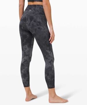 Lululemon Align™ High-Rise Pant with Pockets 25" Womens Sz 2 W5DSRS Diamond Dye